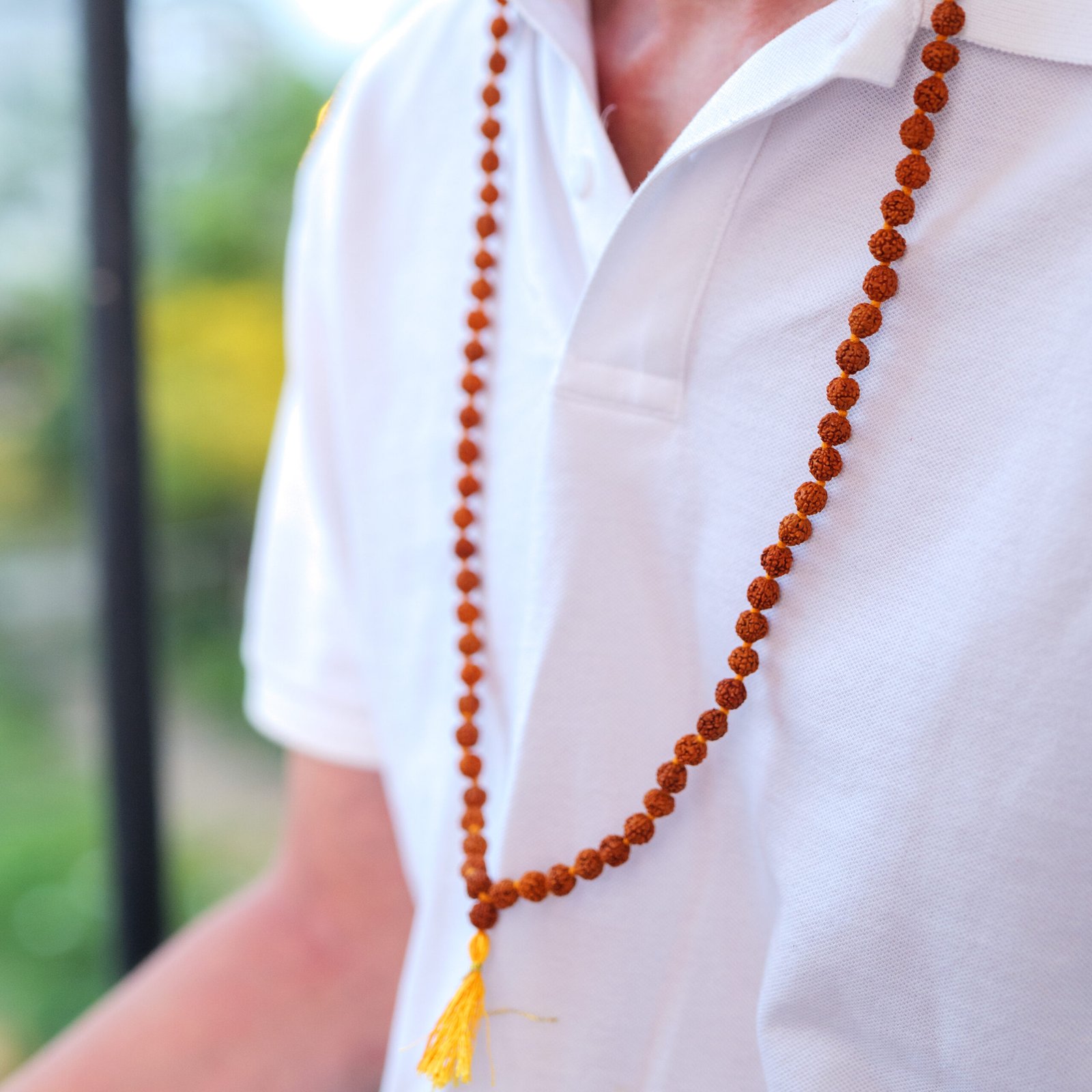 Brown Rudraksha Jap Mala - 108+1 Beads - Image 2